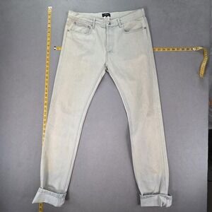 APC Petit New Standard Jeans Mens Selvedge Light Wash Blue Slim Fits 31x34